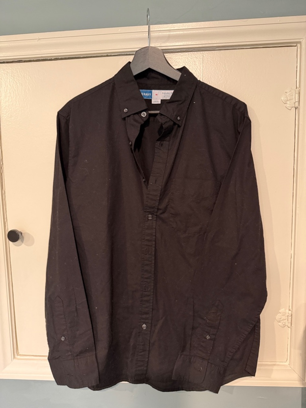 NWT Old Navy Black Everyday Button-Up Shirt